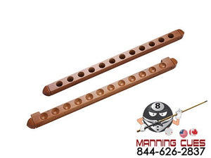 12 Cue 2 Piece Wall Rack with Holes
