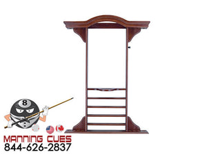 8 Cue Deluxe Wall Rack