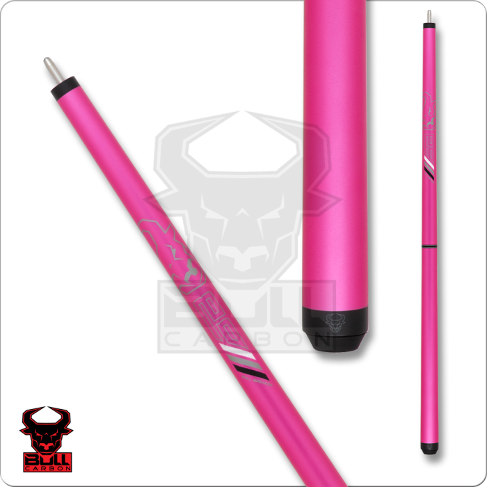 Bull Carbon BCBKP Pink Break Cue - No Wrap