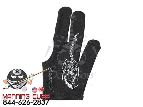Scorpion Finger Stinger Billiard Glove - BGLSC02