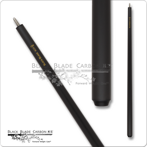 Black Blade BLKBBK Momentum Series FWD Weight Adjustable Carbon Break Cue- Matte Carbon