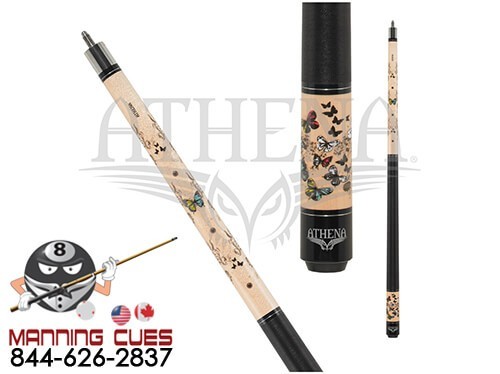 Athena ATH45 Maple Butterflies Pool Cue