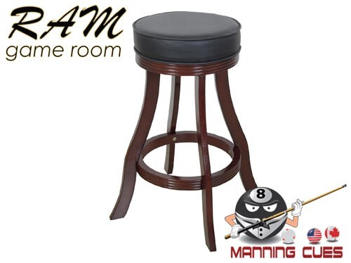 Bar stool padded vinyl seat - Cappuccino