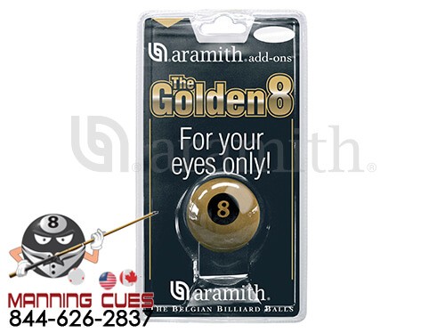 Aramith Golden 8 Ball in Blister Pack