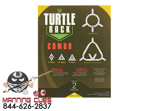 The Turtle Rack Combo for 8, 9 or 10 Ball