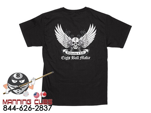 T-Shirt - Eight Ball Mafia - Winged Skull