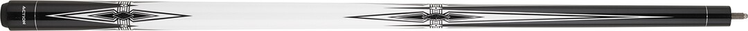 Action BW25 Black and White Pool Cue